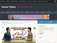 Tablet Screenshot of keralatalkies.info